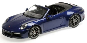 MNC155067332 - PORSCHE 911 Carrera 4 S cabriolet ouvert 2019 bleue métallisée