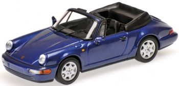 MNC430067331 - PORSCHE 911 Carrera 2 Cabriolet 1990 bleue