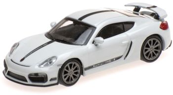 MNC870066120 - PORSCHE Cayman GT4 2016 blanche avec bande noire