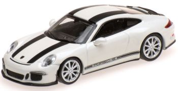 MNC870066226 - PORSCHE 911 R 2016 blanche à bandes noires