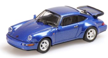 MNC870069101 - PORSCHE 911 Turbo 1990 bleue métalisée
