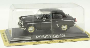 MAGLCMOS407 - MOSKVITCH 407 1958 berline 4 portes noire vendues sous blister