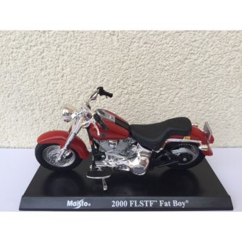 MST4167 - HARLEY DAVIDSON  FLSTF Fat Boy 2000 Marron