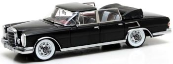MTX51302-101 - MERCEDES BENZ 600 LWB Landaulet Graf von Berckheim cabriolet 1970 noire