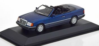 MXC940037031 - MERCEDES BENZ 300 CE-24 cabriolet ouvert 1991 bleu métalisé