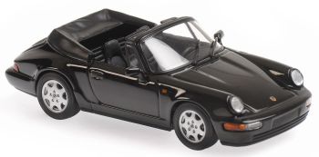 MXC940067331 - PORSCHE 911 Carrera 4 cabriolet ouvert 1990 noir