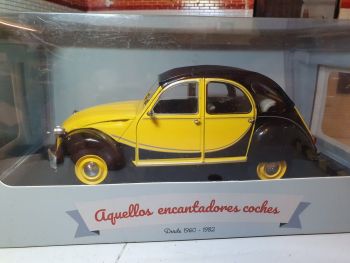 MAG242CVYBK - CITROEN 2CV6 Charleston 1982 jaune et noir