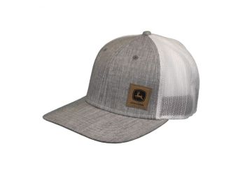 MC13080620OX - Casquette avec arrière en filet et écusson JOHN DEERE grise