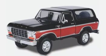 MMX79371BK - FORD Bronco HardTop 1978 Noir et Rouge