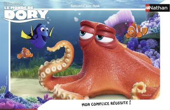NAT86058 - Cadre Puzzle - 15 pièces - Le Monde de DORY la rencontre avec Hank - 29.5 x 19 cm