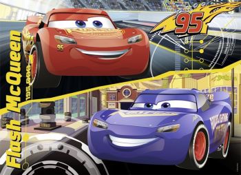 NAT86532 - Puzzle  - 45 Pièces - CARS III La Transformation de Flash McQueen - 36 x 26 cm