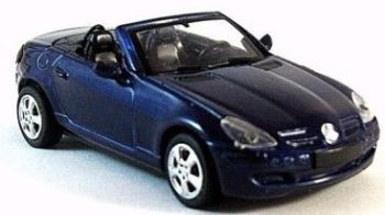 NEW19213J - MERCEDES BENZ SLK 350 cabriolet bleu métal
