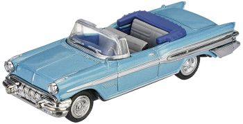 NEW48013P - PONTIAC Bonneville cabriolet 1957 bleu