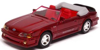 NEW48013V - FORD Mustang GT cabriolet rouge 1989