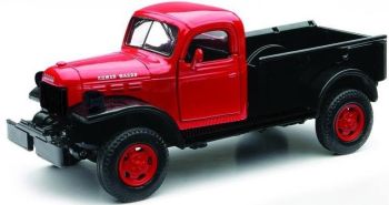 NEW54283C - DODGE Power Wagon rouge pick-up noir