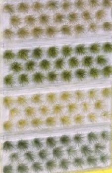 NOC07004 - Lot de 92 touffes d'Herbes 12 mm