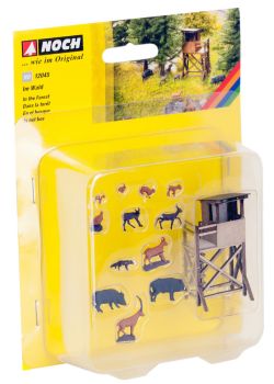 NOC12045 - Set d'animaux de la forêt avec mirador