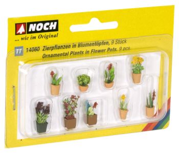 NOC14060 - Set de 9 plantes en pots