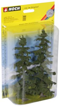 NOC21822 - Lots de 2 sapins 17 et 19 cm