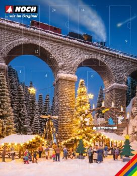 NOC65590 - Calendrier de l'avent créatif - Marché de Noël