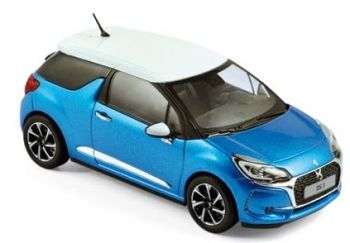 NOREV155261 - CITROEN DS3 Bleu belle ile et blanche