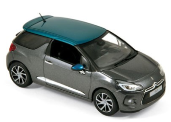 NOREV155297 - CITROEN DS3 Gris et emeraude (2015)