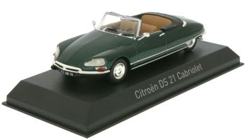NOREV157080 - CITROEN DS21 cabriolet 1971 vert anglais capote retirable