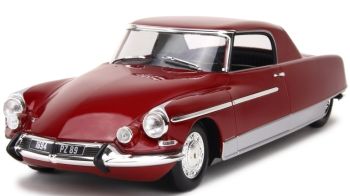 NOREV18001B - CITROEN DS 19 Chapron Le Dandy 1964 rouge métal avec éclairage fonctionnel