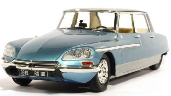NOREV18003B - CITROEN DS 21 Chapron Lorraine 1969 bleu métal éclairage fonctionnel