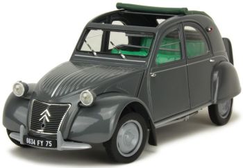 NOREV181499 - CITROEN 2CV AZL avec malle bombée 1957 grise
