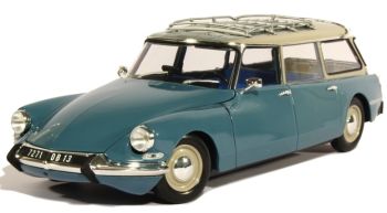 NOREV181591 - CITROEN ID19 Break (1967) Bleu MONTE CARLO