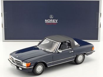 NOREV183466 - MERCEDES BENZ 300 SL 1986 cabriolet  découvrable bleu foncé