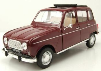 NOREV185187 - RENAULT 4 L 1966 rouge sombre