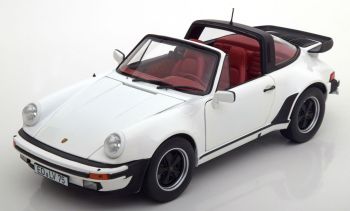NOREV187660 - PORSCHE 911 Turbo Targa 1987 cabriolet blanc capote démontable