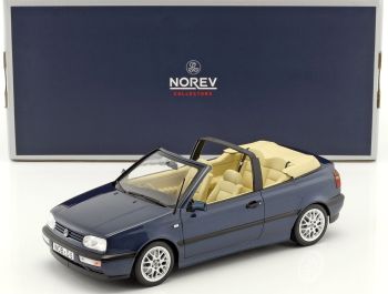 NOREV188434 - VOLKSWAGEN Golf III cabriolet ouvert 1995 bleu sombre