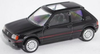 NOREV430201J - PEUGEOT 205 1.6 Gti 1985 noire de la gamme Youngtimer