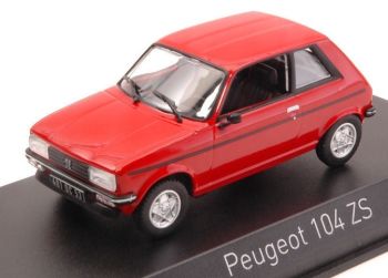 NOREV471403 - PEUGEOT 104 ZS 1979 rouge