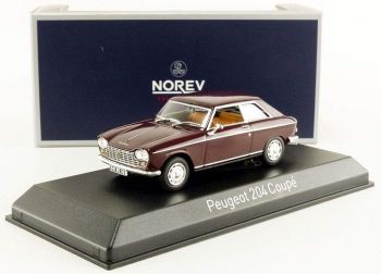NOREV472403 - PEUGEOT 204 coupé 1967 marron
