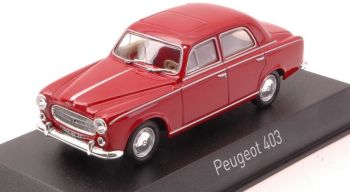 NOREV474331 - PEUGEOT 403 1963 rouge