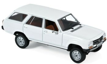 NOREV475443 - PEUGEOT 504 break Dangel 1980 blanc Alaska