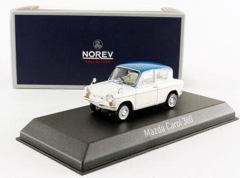 NOREV800631 - MAZDA Carol 360 1962 blanche toit bleu