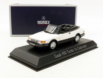 NOREV810043 - SAAB 900 Turbo 16 cabriolet blanc 1992