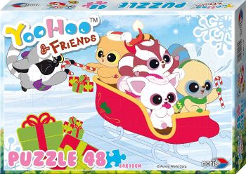 NORI606031130 - Puzzle 48 Pièces YooHoo et ses amis 24 x 18 cm