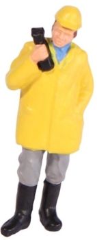 NZG506/08 - Ouvrier btp avec talkie walkie