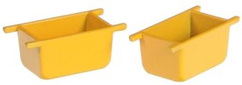 NZG506/14 - Benne à béton miniature jaune dimensions longeur 1,5 cm, largeur 1cm, hauteur 0,8 cm