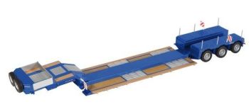 NZG655/20 - Porte Engin Extensible NOOTEBOOM 3 Essieux Bleu