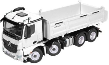 NZG904/40 - MERCEDES BENZ Arocs 8x4 blanc avec benne Meiller