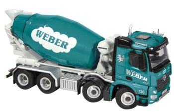 NZG906/11 - MERCEDES BENZ Arocs 8x4 toupie LIEBHERR Weber