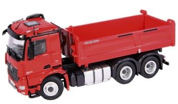 NZG923/10 - MERCEDES BENZ Arocs 6x4 avec benne Meiller rouge