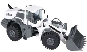 NZG941/40 - Chargeuse LIEBHERR L586 Blanc - 4